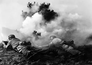 Instructional: Attack exercise of paratroopers
