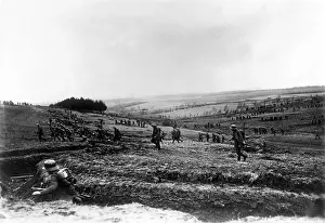 Arras: Attack of a German infantry regiment, 1918