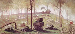 Wadsworth: Attack of Johnston's Div CSA on the Breastworks