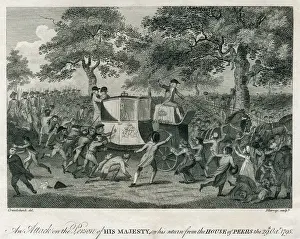 Lords: Attack on King George III on his return from the House of Lo