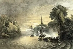 Tabasco: The attack of the Mexicans from the chapperal, on the first