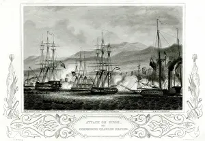 Frigate: Attack on Sidon by Commodore Charles Napier