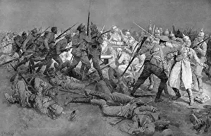 Desperate: Attempt of Prussian Guard to break British line round Ypres