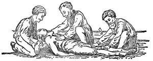 Lifesaving: Attempt at resuscitation according to Marshsall Hall, 1902
