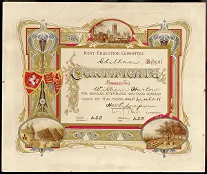 Chilham: ATTENDANCE CERTIFICATE