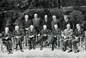 Attlee: Attendees at Imperial Conference, London, WW2