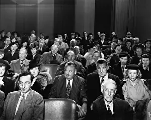 Intent: Attentive audience in theater