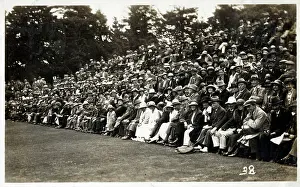 The Woodward Postcard Collection: An attentive crowd - possibly at a Country Show