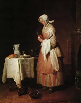 Chardin: The Attentive Nurse, by Chardin
