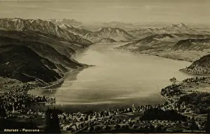 Voglmayr: Attersee panorama. 1955. Photograph based on a