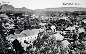 Traunstein: Attnang with Traunstein. 1925. Photograph by