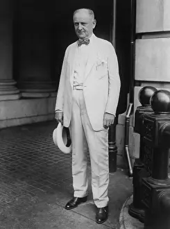 Daugherty: Attorney General Harry Daugherty after meeting with