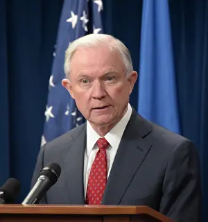 Political Parties: Attorney General Jeff Sessions speaks about foreign