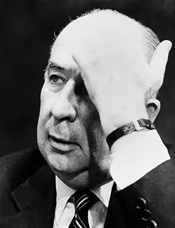 Atty: Former Atty. Gen. John Mitchell before the Senate