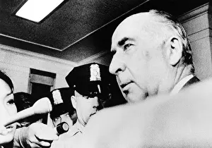 Obstructing: Former Atty. Gen. John Mitchell spent 2.5 hours