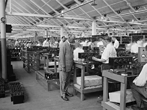 Sponsorship: Atwater Kent at the test table of his new $2 million