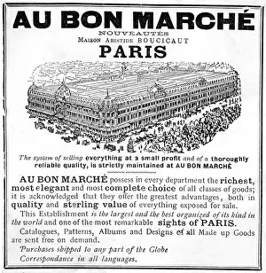 Aimed: AU BON MARCHE AD 1892