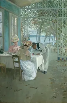 Ludovici: Au Restaurant ' two women