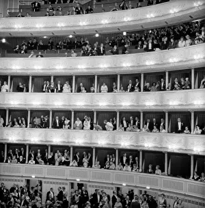 Auditoriums: Audience at the reopening of the Vienna