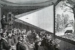 Adaptation: Audience wearing spectacles with (right) lens
