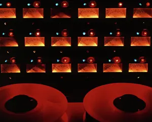 Hi Tech: Audio Control Console Dials Tape Spools Recording Studio M