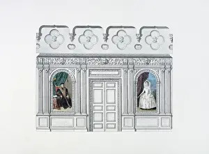 Placido: Audley End House. Saloon, north elevation