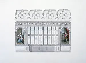 Placido: Audley End House. Saloon, south elevation