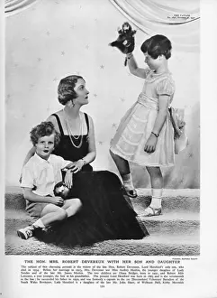 Devereux: Audrey Devereux with her children