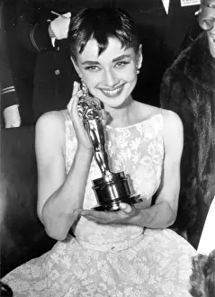 Audlbd: Audrey Hepburn with her Academy Award for ?