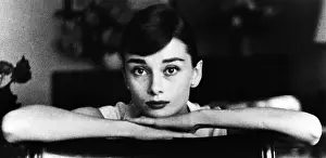 Ruston: Audrey Hepburn, British Actress, 1955