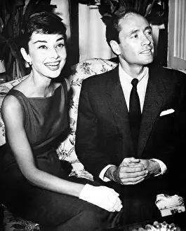 Combining: Audrey Hepburn and Mel Ferrer in Rome