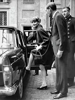 Quirinale: Audrey Hepburn and Mel Ferrer in Rome