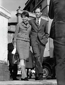 Segni: Audrey Hepburn and Mel Ferrer in Rome