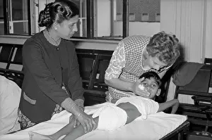 Durbans: August 19 1962 - Mrs. E. L. Thomson, one of three physiother