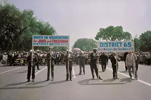Minority: August 28, 1963 - Marchers carrying District