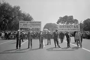 Minority: August 28, 1963 - Marchers carrying District