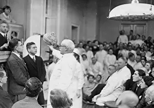 Surgical: August Bier during his farewell lecture at the University Ho