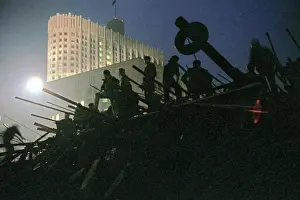 Barricades: August coup, 1991