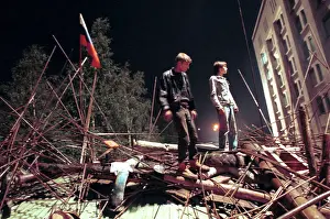 Barricade: August coup, 1991