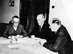Zeitung: August Schwingenstein, Edmund Goldschagg, Franz Josef