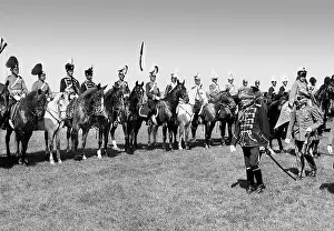 Paces: August von Mackensen with former cavalry, 1935