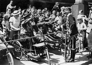 Mackensen: August von Mackensen with War-Disbaled Veterans, 1935