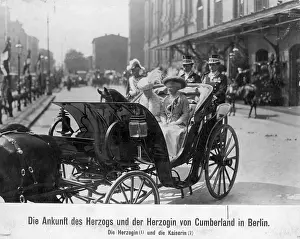 Cumberland: Augusta Victoria and Thyra of Hanover in Berlin, around 1910