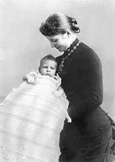 Viktoria: Augusta Victoria with William of Prussia, ca. 1884
