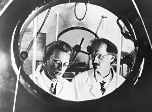 Pressurized: Auguste Piccard and his assistant Charles Kipfer