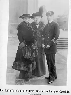 Adalbert: Auguste Viktoria with Adalbert and Adelheid