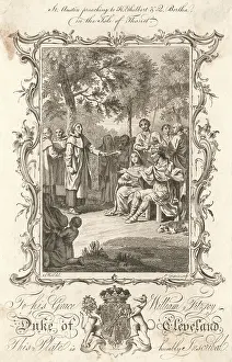 Ethelbert: Augustine preaching to King Ethelbert and Queen Bertha