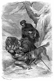Canons: Augustinian canons and their St Bernard dogs from
