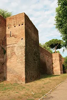 Urbanism: Aurelian Walls. Rome. Italy