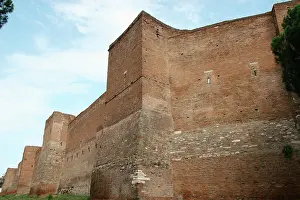 Arqueology: Aurelian Walls. Rome. Italy